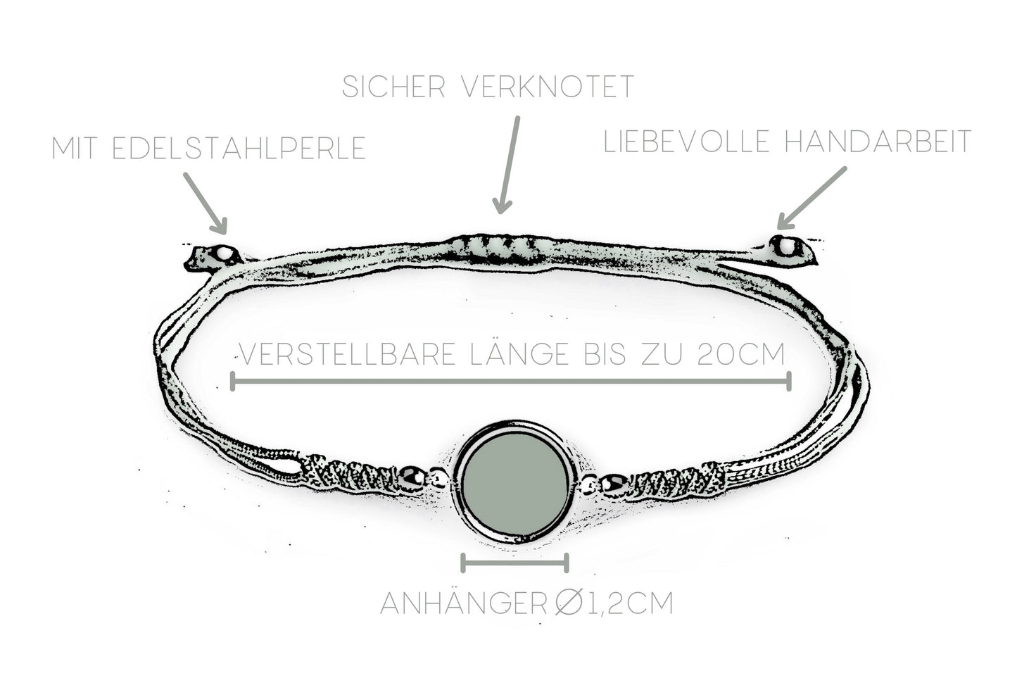 Damen Stoff Armband Lebensbaum