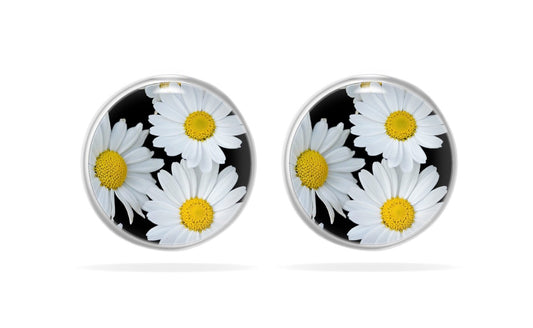 Gänseblume Ohrringe, Gänseblümchen Ohrstecker, Blumen Ohrringe, kleine Daisy Ohrringe, Geschenke für sie, Mama Geschenk,Daisy Earrings