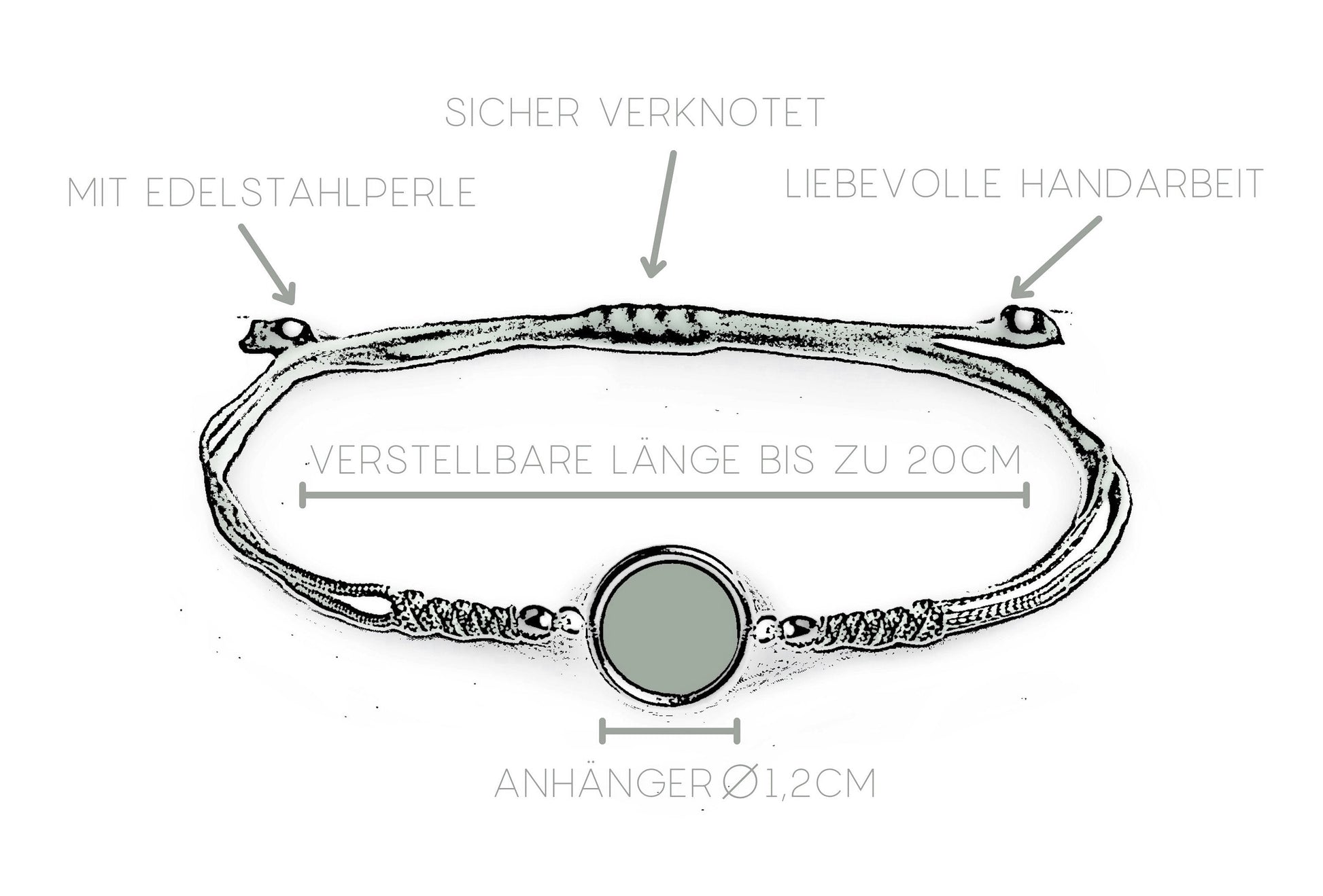 Smiley Armband, Armband Makramee, Armband Smiley, Silber Stoff Armband Damen, Freundschaftsarmband, Handgemachter Schmuck, Geschenke für sie